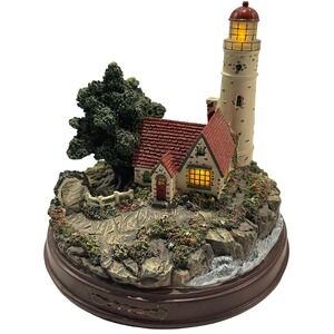 Thomas Kinkade "Beacon of Hope" Illuminated Lighthouse Figure